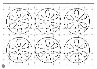 6 jantes Proto-6 ajourées  